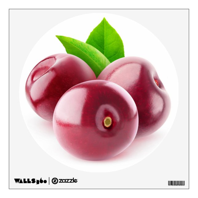 Fresh cherries wall decal (Front)