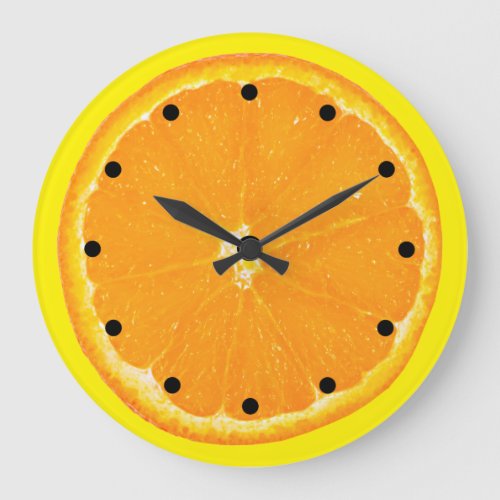 Fresh Citrus Fruit Kitchen Clocks