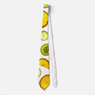 Fresh Citrus Fruits Neck Tie