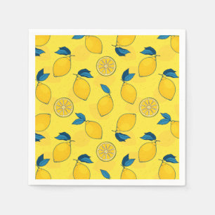 Fresh Citrus Lemon Napkins