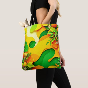 Fresh Citrus Summer Vibes Art Tote Bag