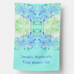 Fresh Club Weatherproof Personalized House Flag