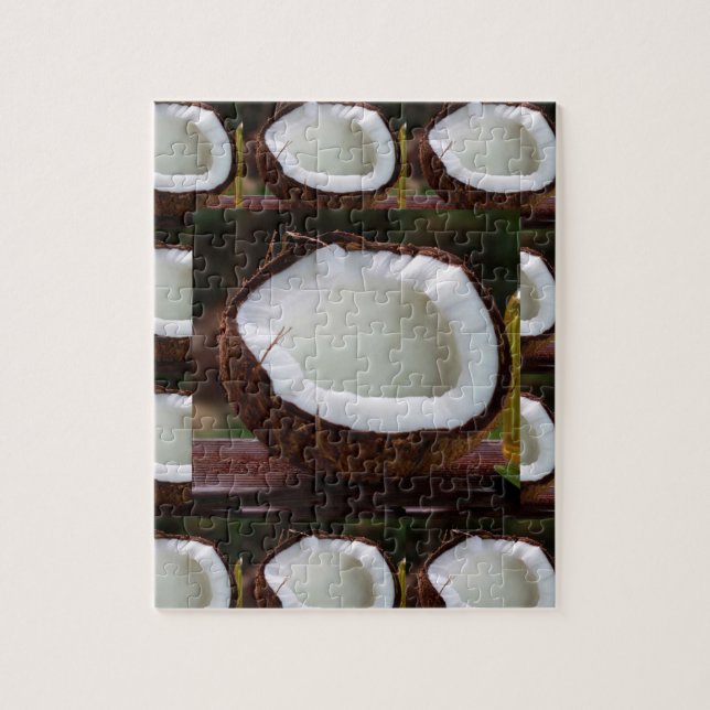 Fresh Coconut chefs healthy flavour cuisine foods Jigsaw Puzzle (Vertical)