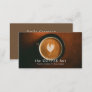 Fresh Coffee, Barista, Café, Coffeehouse Business Card