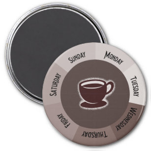 Fresh Coffee Java Kitchen Office Organizer Magnet