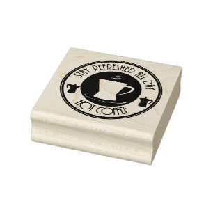 Fresh Coffee Rubber Stamp