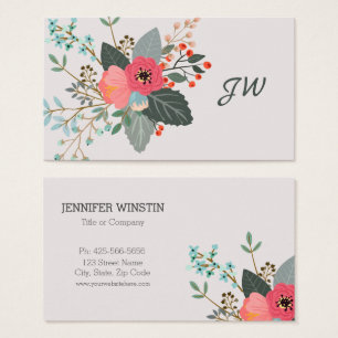 Fresh Colorful Flower Bouquet Template
