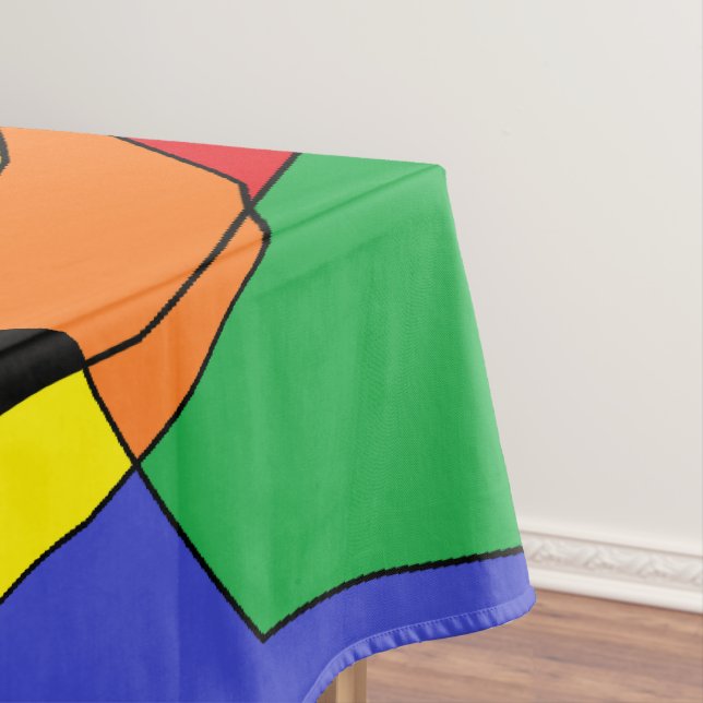 Fresh Colors Tablecloth - Colorful (In Situ)