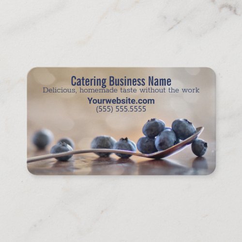 Fresh Custom Catering Business Cards