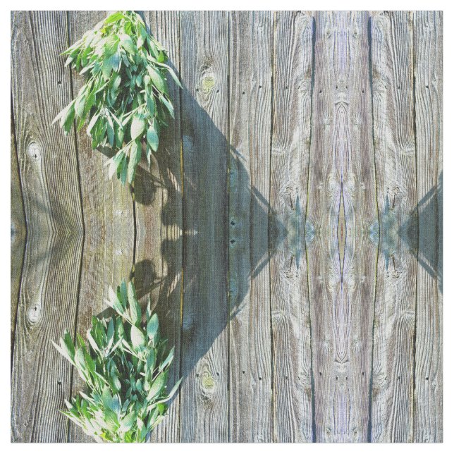 Fresh-cut Sage Barn-wood Fabric (Close Up)