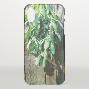 Fresh-cut Sage Barn-wood iPhone X Case