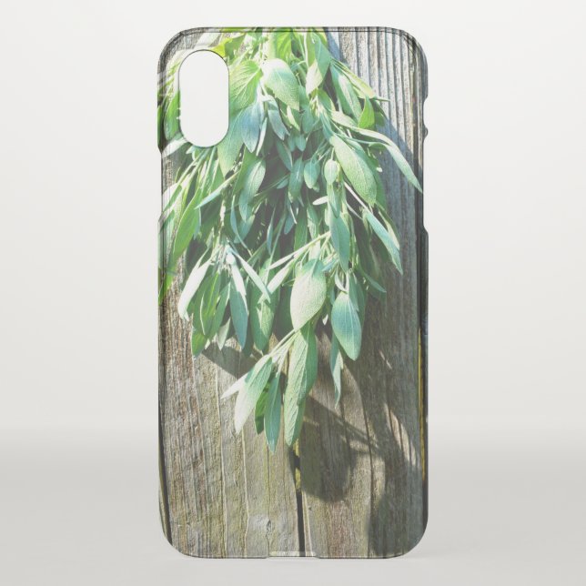 Fresh-cut Sage Barn-wood Uncommon iPhone Case (Back)