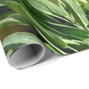 Fresh-cut Sage Wrapping Paper