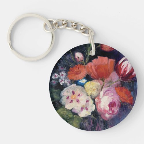 Fresh Cut Spring Flower Keychain