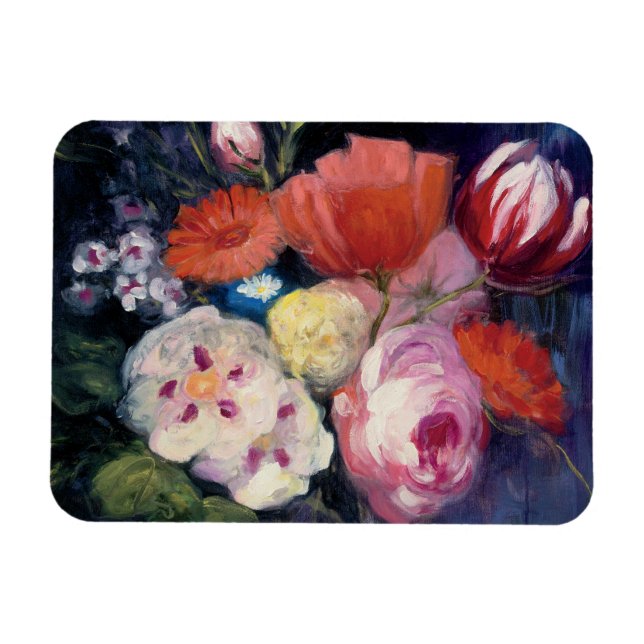 Fresh Cut Spring Flower Magnet (Horizontal)