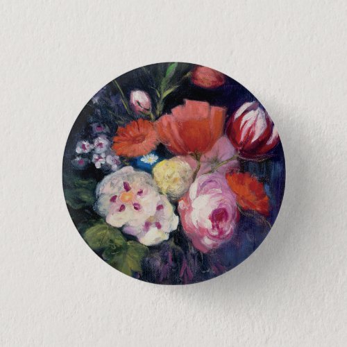 Fresh Cut Spring Flower Pinback Button