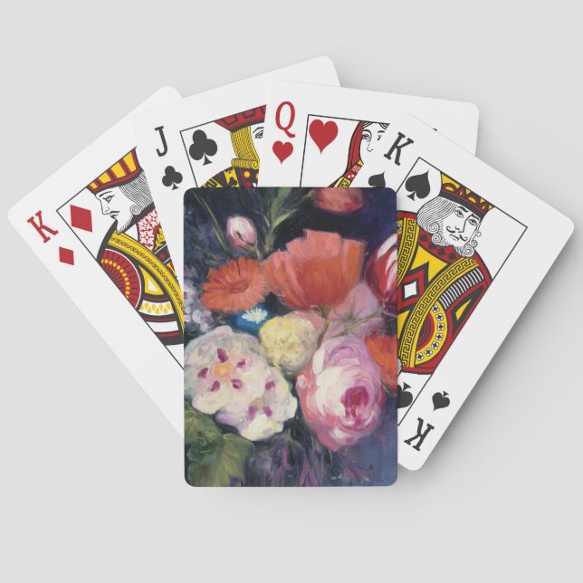 Fresh Cut Spring Flower Poker Cards (Back)