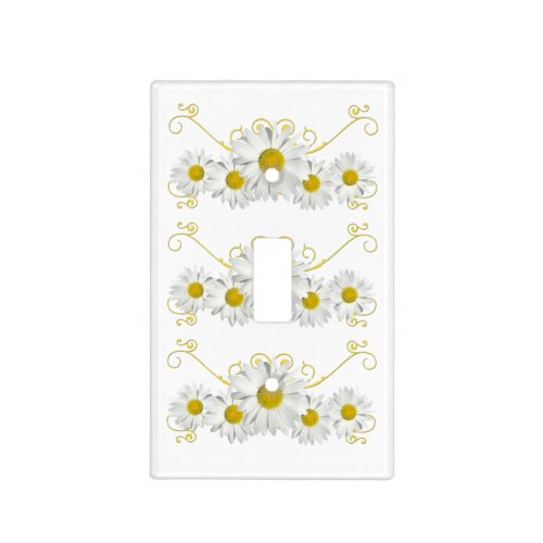 Fresh Daisy Accent Light Switch Cover