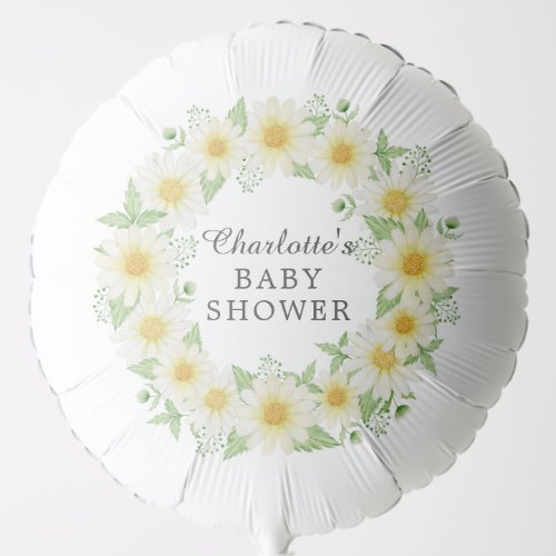 Fresh Daisy Baby Shower Balloon