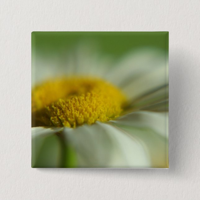 Fresh Daisy Pinback Button (Front)