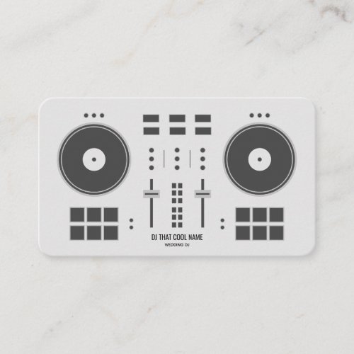 Fresh DJ Controller Business Card