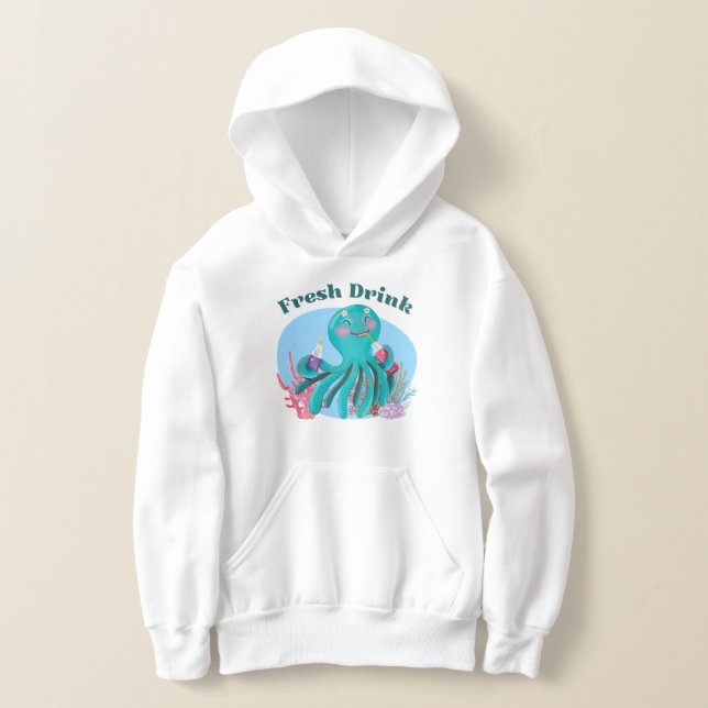 Fresh drink  hoodie (Laydown)