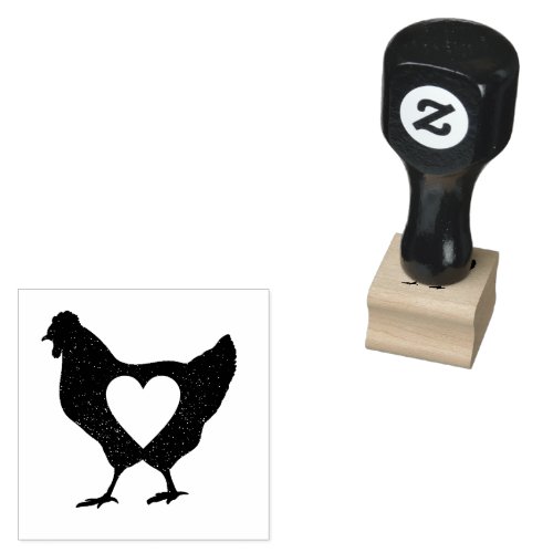 fresh egg farmer free range organic chicken coop   rubber stamp