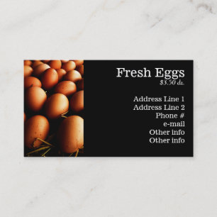 Fresh Eggs Business Cards