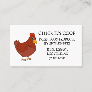Fresh Eggs Business Cards