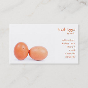 Fresh Eggs Business Cards