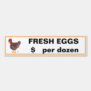 FRESH EGGS for sale Sign