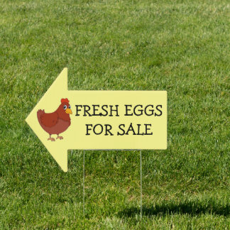 Fresh Eggs For Sale Sign