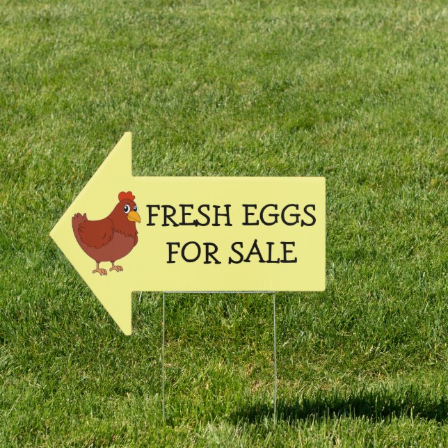 Fresh Eggs For Sale Sign (Insitu)