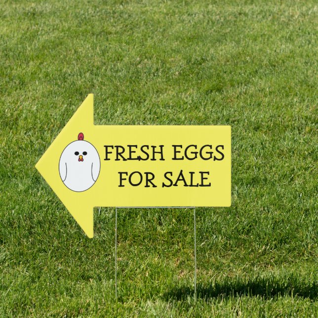 Fresh Eggs For Sale Sign (Insitu)