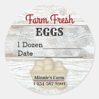 Fresh Eggs Sticker