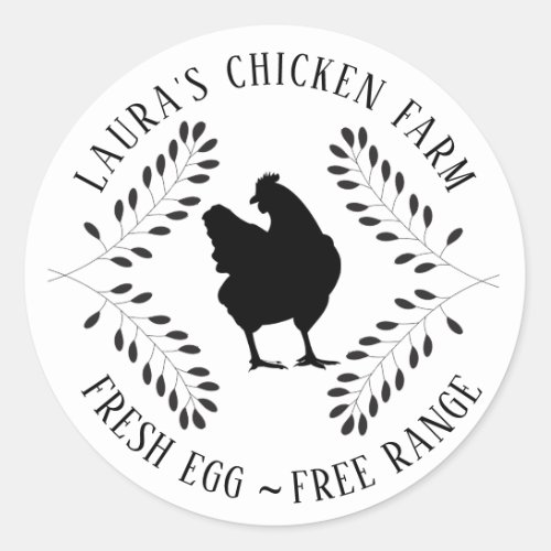 Fresh Eggs Vintage Chicken Farm Cartel Label Mini