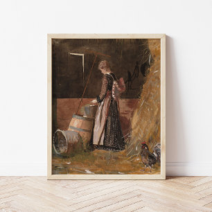 Fresh Eggs Winslow Homer Poster