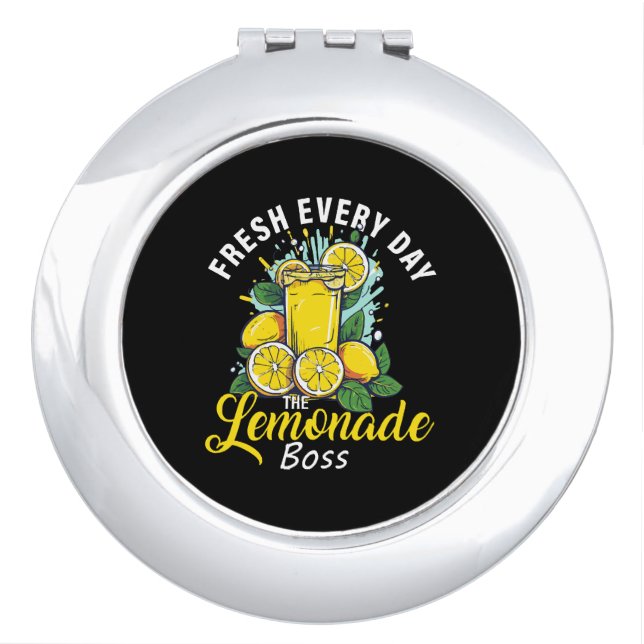 Fresh Every Day The Lemonade Boss Compact Mirror (Front)
