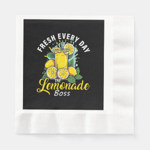 Fresh Every Day The Lemonade Boss Napkins