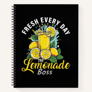 Fresh Every Day The Lemonade Boss Notebook