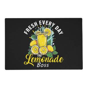 Fresh Every Day The Lemonade Boss Placemat