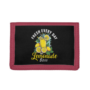 Fresh Every Day The Lemonade Boss Tri-fold Wallet