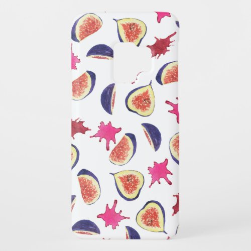 Fresh Figs Pink Juice Watercolor Case_Mate Samsung Galaxy S9 Case