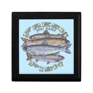 Fresh Fish custom name gift box  