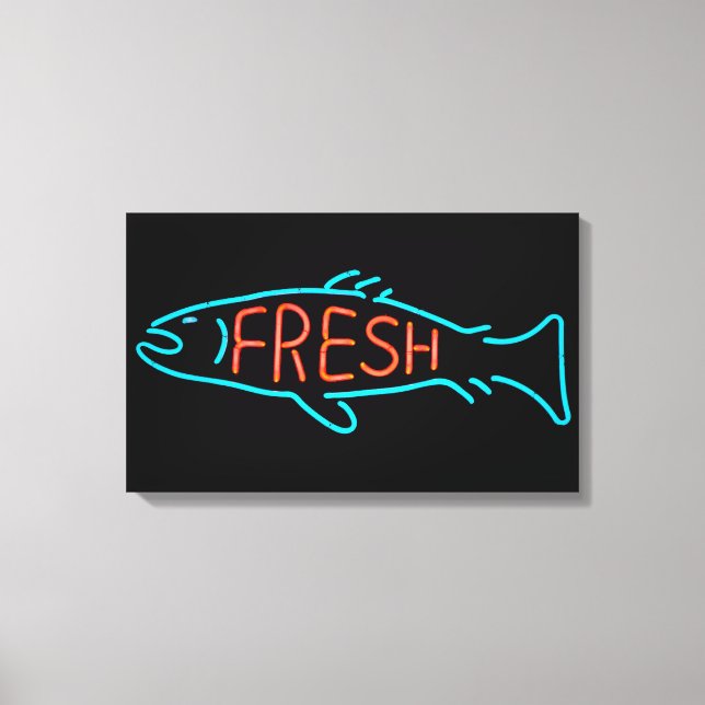 Fresh Fish Neon Sign (Front)