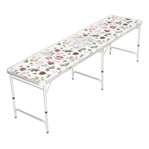 Fresh Florals Beer Pong Table