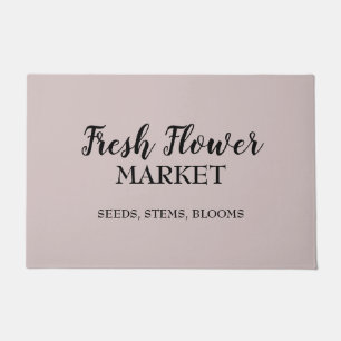 Fresh Flower Market Florist Doormat