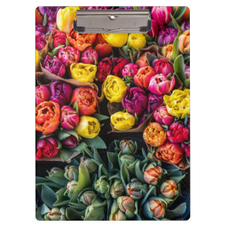 Fresh Flower Market – Vibrant Floral Clipboard