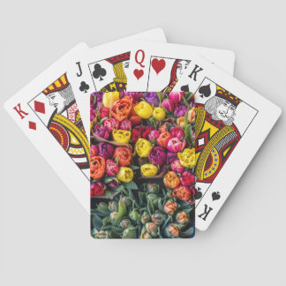 Fresh Flower Market – Vibrant Floral Poker Cards