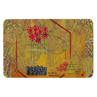 "Fresh Flowers Always Make My Day" Magnet